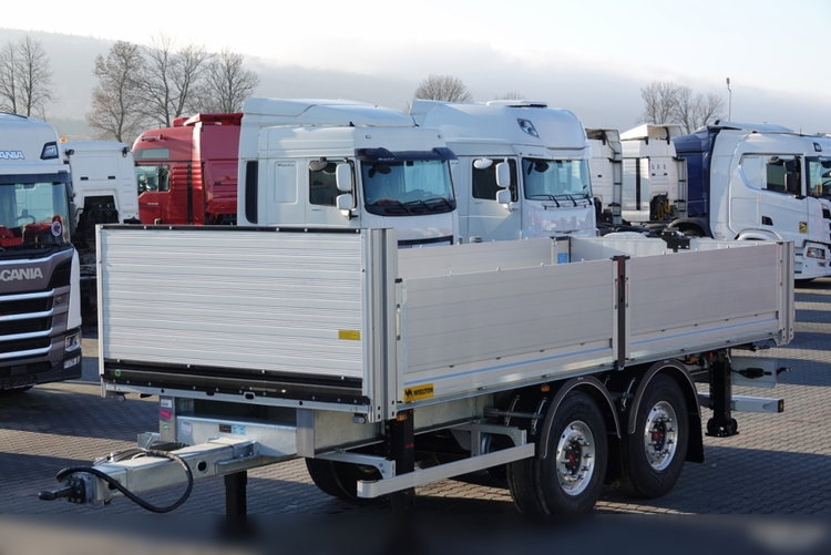 WILETON WIELTON / PRZYCZEPA BURTOWA / DO BUDOWLANKI / NOWA / DOSTĘPNA OD RĘKI / WAGA: 3800 KG / ALUFELGI  zdjęcie 2