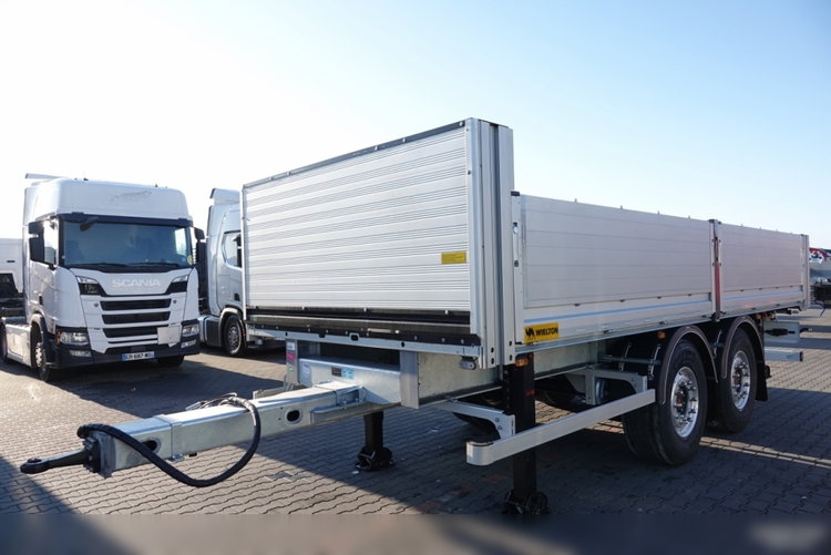 WILETON WIELTON / PRZYCZEPA BURTOWA / DO BUDOWLANKI / NOWA / DOSTĘPNA OD RĘKI / WAGA: 3800 KG / ALUFELGI  zdjęcie 3