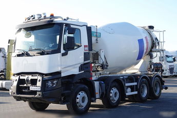 Renault C 430 / 8X4 / BETONOMIESZARKA / GRUSZKA 9M3 / EURO 6 / 2019 ROK