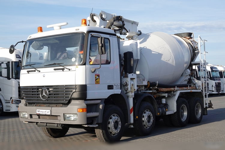 Mercedes ACTROS 3235 / POMPOGRUSZKA / BETONOMIESZARKA + POMPA PUTZMEISTER 22 METRY / STEROWANIE RADIOWE /  zdjęcie 14