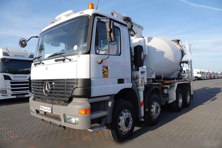 Mercedes ACTROS 3235 / POMPOGRUSZKA / BETONOMIESZARKA + POMPA PUTZMEISTER 22 METRY / STEROWANIE RADIOWE /  zdjęcie 15