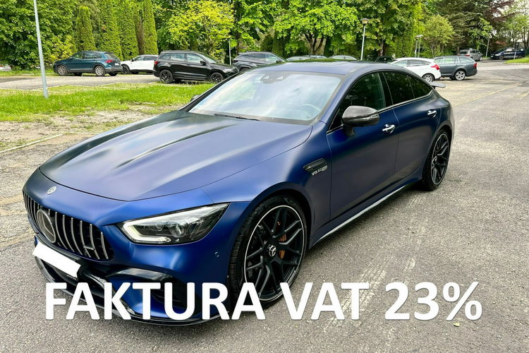 AMG GT MERCEDES GT63S PLUS / 4MATIC / FOLIA PPF / MASAŻE / BEZWYPAD FV 23% zdjęcie 1