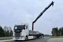 Scania s730 zestaw z przyczepa 2017/18 v8 palfinger dźwig z hds 6x2/4 zdjęcie 12