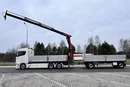 Scania s730 zestaw z przyczepa 2017/18 v8 palfinger dźwig z hds 6x2/4 zdjęcie 15