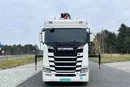 Scania s730 zestaw z przyczepa 2017/18 v8 palfinger dźwig z hds 6x2/4 zdjęcie 19