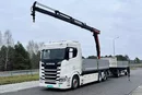 Scania s730 zestaw z przyczepa 2017/18 v8 palfinger dźwig z hds 6x2/4 zdjęcie 2