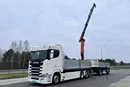Scania s730 zestaw z przyczepa 2017/18 v8 palfinger dźwig z hds 6x2/4 zdjęcie 20