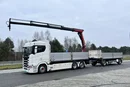 Scania s730 zestaw z przyczepa 2017/18 v8 palfinger dźwig z hds 6x2/4 zdjęcie 3