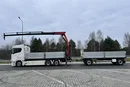 Scania s730 zestaw z przyczepa 2017/18 v8 palfinger dźwig z hds 6x2/4 zdjęcie 4