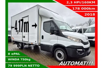 Iveco 35S16 Kontener 8 ePAL 79999zł NETTO 2.3 HPi/160KM Automat