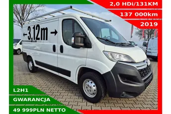 Citroen Jumper L2H1 49999zł NETTO 2.0HDi/131KM