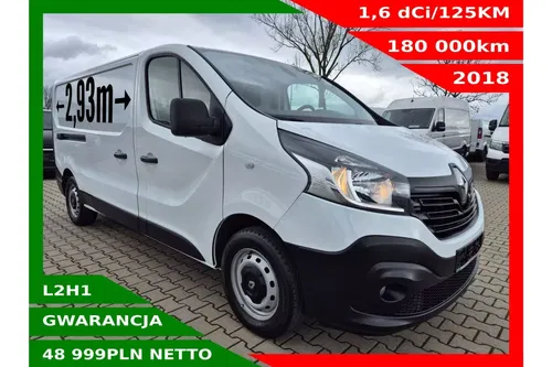 Renault Trafic Long 48999zł NETTO 1.6dCi/125KM