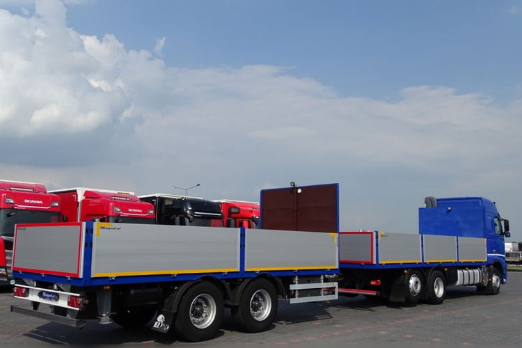 Volvo FH 500 / 6X2 / ZESTAW TANDEM / BURTOWY / DO BUDOWLANKI / OŚ PODNOSZONA / ŁADOWNOŚĆ ZESTAWU 30 150 KG / EURO 5 / EEV zdjęcie 9