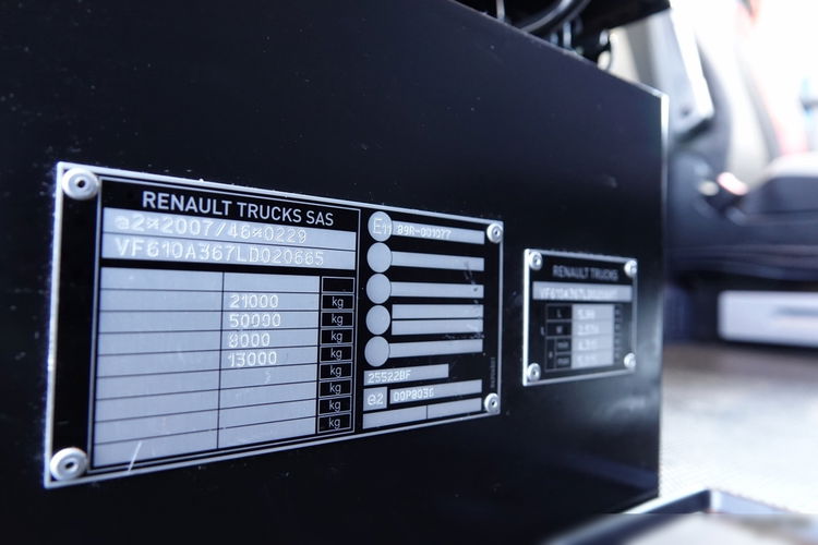 Renault T 480 / 13L / KLIMA POSTOJOWA / OPONY 100 % / HIGH CAB / METALIK / MAŁY PRZEBIEG / PO KONTRAKCIE SERWISOWYM  zdjęcie 38