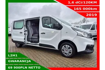 Fiat Talento L2H1 69900zł NETTO Brygadówka 6 osób 1.6mJET/120KM