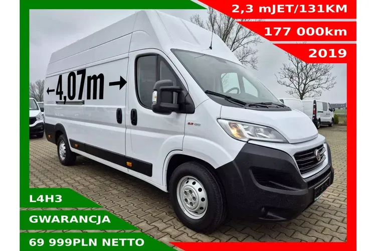 Fiat Ducato L4H3 69999zł NETTO 2.3 MultiJET/131KM zdjęcie 1