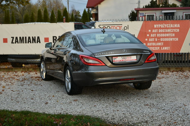 Mercedes CLS 350 CDi 4Matic 3.0 V6 CDi 265KM 2012r. SALON Skóra NAVi Kamera LED Wentyle zdjęcie 18