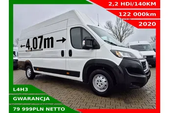 Peugeot Boxer L4H3 79999zł NETTO 2.2HDi/140KM