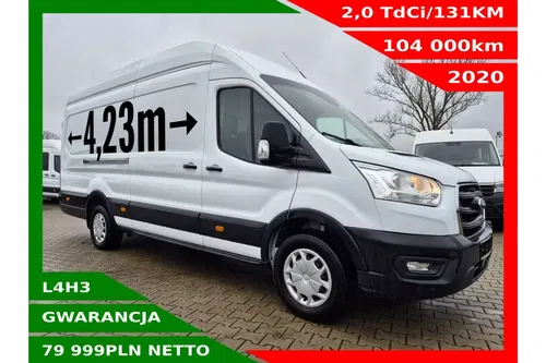 Ford Transit L4H3 79999zł NETTO 2.0 TdCi/131KM