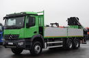 Mercedes AROCS 2636 / 6x4 / SKRZYNIOWY- 6, 5 M / + HDS HIAB 4x wysów: 13 m / EURO 6 / STEROWANIE RADIOWE /OPONY 100 % zdjęcie 9