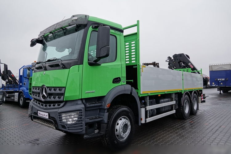 Mercedes AROCS 2636 / 6x4 / SKRZYNIOWY- 6, 5 M / + HDS HIAB 4x wysów: 13 m / EURO 6 / STEROWANIE RADIOWE /OPONY 100 % zdjęcie 10