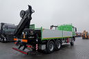 Mercedes AROCS 2636 / 6x4 / SKRZYNIOWY- 6, 5 M / + HDS HIAB 4x wysów: 13 m / EURO 6 / STEROWANIE RADIOWE /OPONY 100 % zdjęcie 13