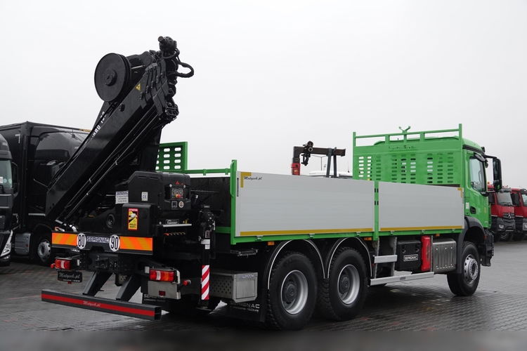 Mercedes AROCS 2636 / 6x4 / SKRZYNIOWY- 6, 5 M / + HDS HIAB 4x wysów: 13 m / EURO 6 / STEROWANIE RADIOWE /OPONY 100 % zdjęcie 14