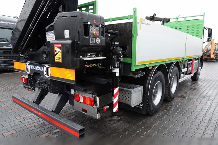 Mercedes AROCS 2636 / 6x4 / SKRZYNIOWY- 6, 5 M / + HDS HIAB 4x wysów: 13 m / EURO 6 / STEROWANIE RADIOWE /OPONY 100 % zdjęcie 22