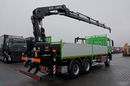 Mercedes AROCS 2636 / 6x4 / SKRZYNIOWY- 6, 5 M / + HDS HIAB 4x wysów: 13 m / EURO 6 / STEROWANIE RADIOWE /OPONY 100 % zdjęcie 6