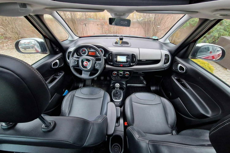 Fiat 500L 0.9 TwinaAir Living WersjaXL Limitowana 7osób Panorama Kamera Skóry zdjęcie 20