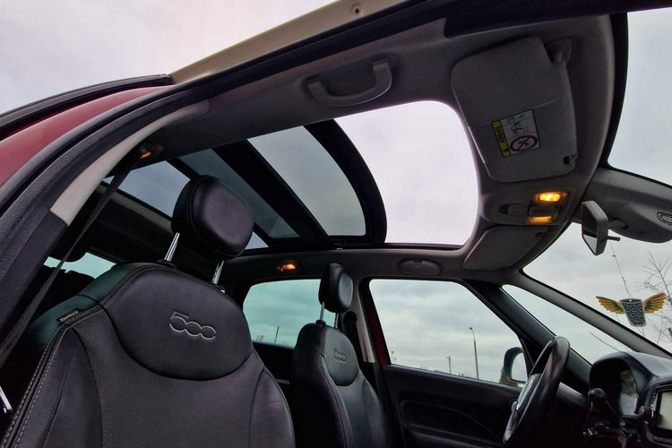 Fiat 500L 0.9 TwinaAir Living WersjaXL Limitowana 7osób Panorama Kamera Skóry zdjęcie 26
