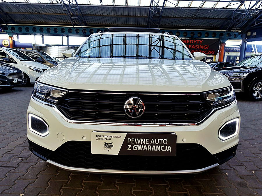 Volkswagen T-Roc AUTOMAT 150km Panorama+Led GWARANCJA FABRYCZNA 1wł Kraj Bezwyp. F23% 4x2 zdjęcie 