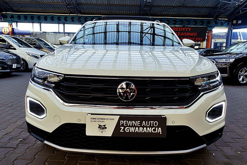Volkswagen T-Roc AUTOMAT 150km Panorama+Led GWARANCJA FABRYCZNA 1wł Kraj Bezwyp. F23% 4x2