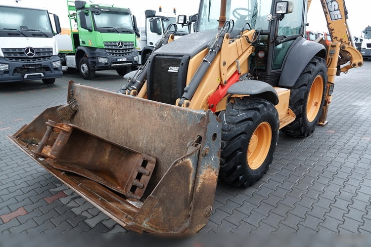 Case 580 ST / KOPARKO-ŁADOWARKA /KOMPLET ŁYŻEK / SPROWADZONA zdjęcie 14