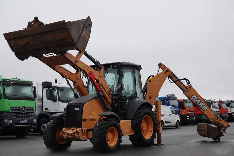 Case 580 ST / KOPARKO-ŁADOWARKA /KOMPLET ŁYŻEK / SPROWADZONA zdjęcie 1