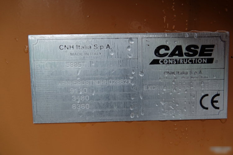 Case 580 ST / KOPARKO-ŁADOWARKA /KOMPLET ŁYŻEK / SPROWADZONA zdjęcie 36