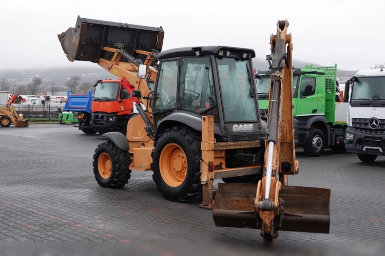 Case 580 ST / KOPARKO-ŁADOWARKA /KOMPLET ŁYŻEK / SPROWADZONA zdjęcie 3