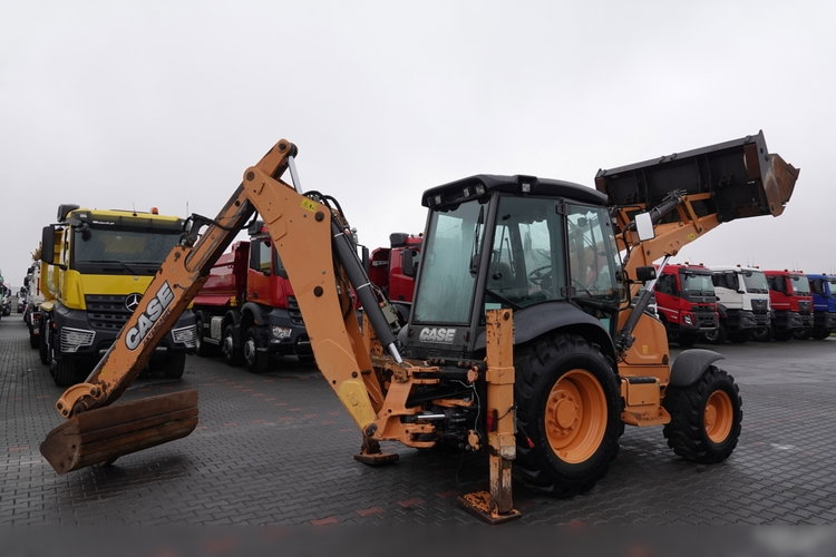 Case 580 ST / KOPARKO-ŁADOWARKA /KOMPLET ŁYŻEK / SPROWADZONA zdjęcie 4