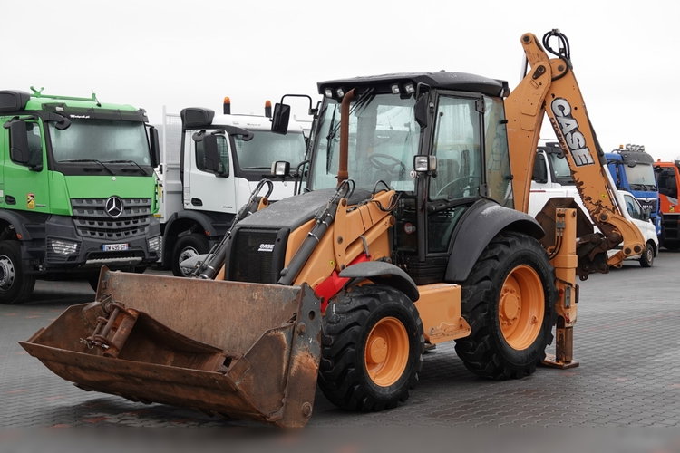 Case 580 ST / KOPARKO-ŁADOWARKA /KOMPLET ŁYŻEK / SPROWADZONA zdjęcie 7