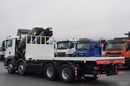 MAN TGS 35.440 / 8X4 / PLATFORMA + HDS PALFINGER PK 50002 / 22 M WYSIĘG / MAX UDŹWIG 14 TON / STEROWANIE RADIOWE zdjęcie 11