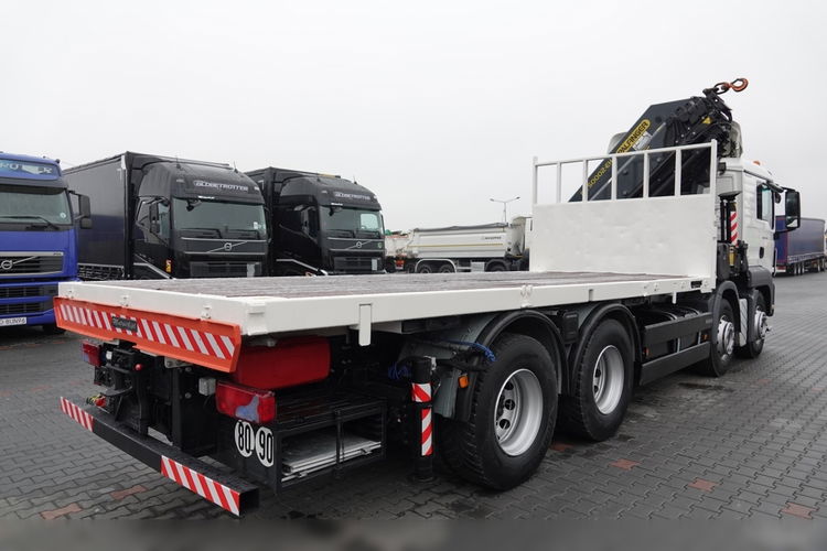MAN TGS 35.440 / 8X4 / PLATFORMA + HDS PALFINGER PK 50002 / 22 M WYSIĘG / MAX UDŹWIG 14 TON / STEROWANIE RADIOWE zdjęcie 12