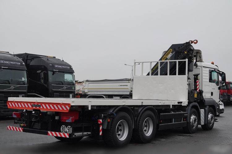 MAN TGS 35.440 / 8X4 / PLATFORMA + HDS PALFINGER PK 50002 / 22 M WYSIĘG / MAX UDŹWIG 14 TON / STEROWANIE RADIOWE zdjęcie 13