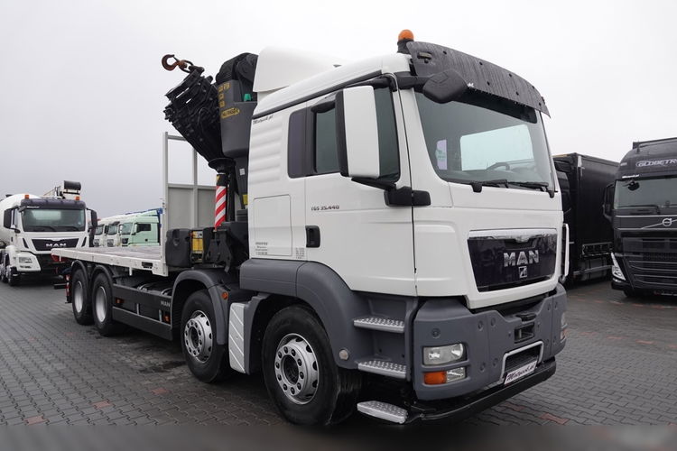 MAN TGS 35.440 / 8X4 / PLATFORMA + HDS PALFINGER PK 50002 / 22 M WYSIĘG / MAX UDŹWIG 14 TON / STEROWANIE RADIOWE zdjęcie 14