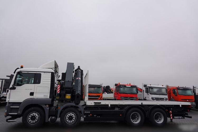 MAN TGS 35.440 / 8X4 / PLATFORMA + HDS PALFINGER PK 50002 / 22 M WYSIĘG / MAX UDŹWIG 14 TON / STEROWANIE RADIOWE zdjęcie 19