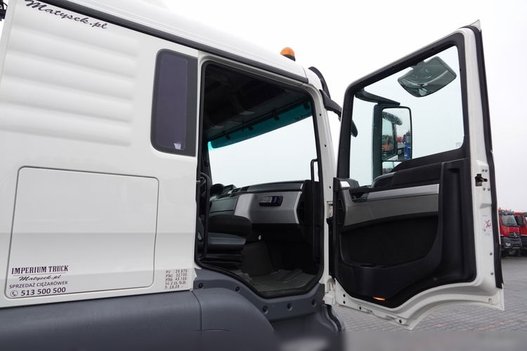 MAN TGS 35.440 / 8X4 / PLATFORMA + HDS PALFINGER PK 50002 / 22 M WYSIĘG / MAX UDŹWIG 14 TON / STEROWANIE RADIOWE zdjęcie 48