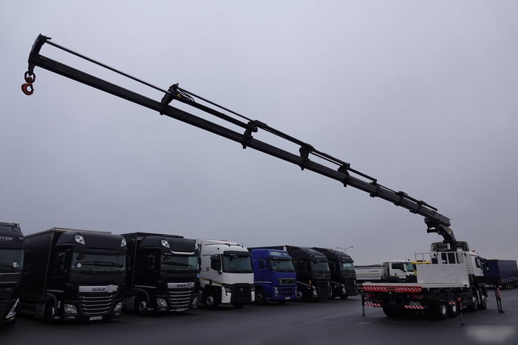 MAN TGS 35.440 / 8X4 / PLATFORMA + HDS PALFINGER PK 50002 / 22 M WYSIĘG / MAX UDŹWIG 14 TON / STEROWANIE RADIOWE zdjęcie 4
