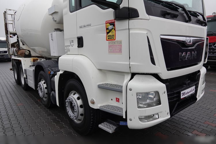 MAN TGS 32.400 / 8x4 / GRUSZKA + TAŚMA BELT T40 / BETONOMIESZARKA / 8m3 / UAL / EURO 6  zdjęcie 9