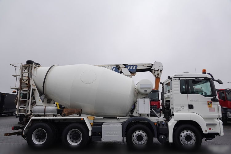 MAN TGS 32.400 / 8x4 / GRUSZKA + TAŚMA BELT T40 / BETONOMIESZARKA / 8m3 / UAL / EURO 6  zdjęcie 16