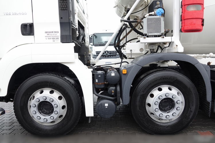 MAN TGS 32.400 / 8x4 / GRUSZKA + TAŚMA BELT T40 / BETONOMIESZARKA / 8m3 / UAL / EURO 6  zdjęcie 25