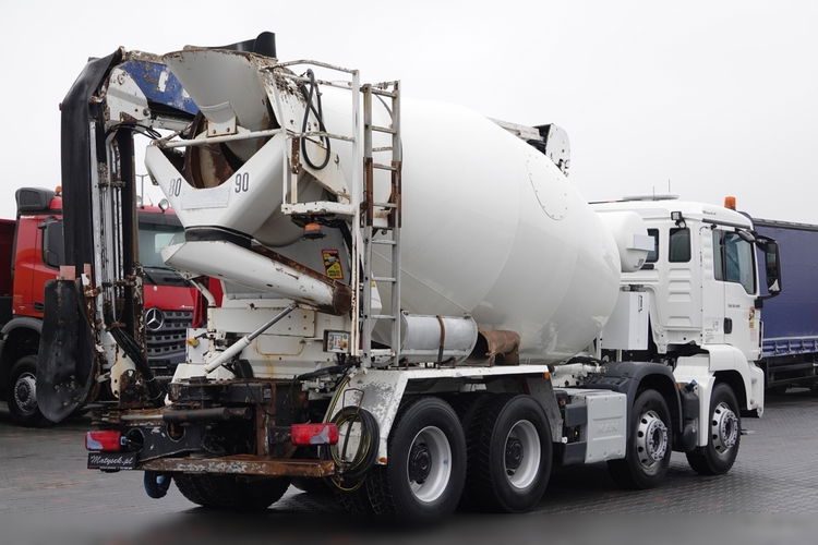 MAN TGS 32.400 / 8x4 / GRUSZKA + TAŚMA BELT T40 / BETONOMIESZARKA / 8m3 / UAL / EURO 6  zdjęcie 6